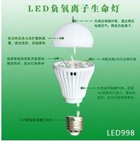 供应厂家直销LED负氧离子生命灯 空气净化节能灯 LED一度神灯
