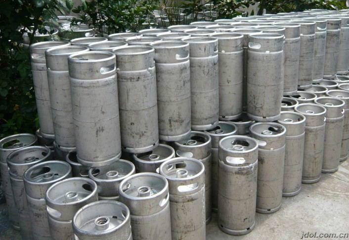 供应黄岛不锈钢啤酒桶打印生产日期