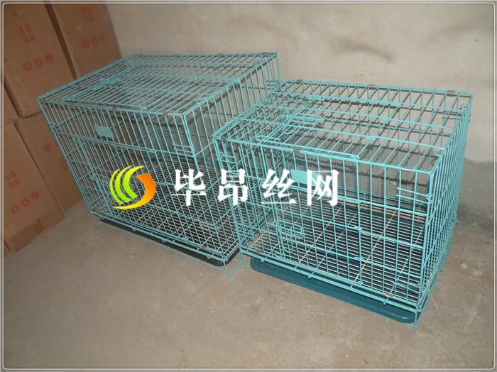 35厘米铁丝折叠狗笼生产厂家批发