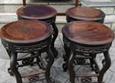 供应上海闵行区回收老红木鸭蛋凳，什么价格