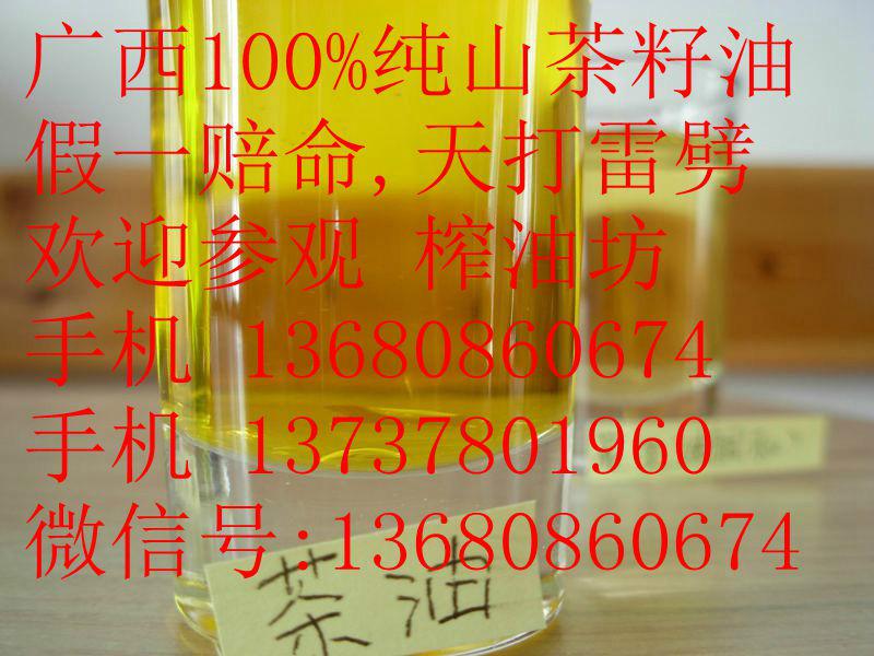 广西野生山茶油的价格,广西野生茶籽的价格