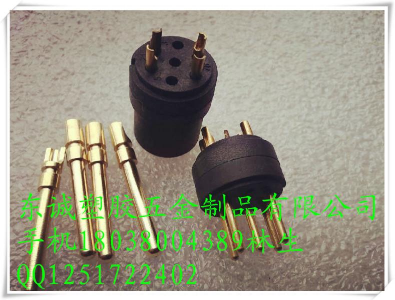 连接器插件H59黄铜1.0公母插针加工批发