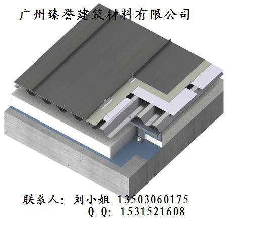 供应25直立双锁边铝镁锰合金屋面板YX25-430