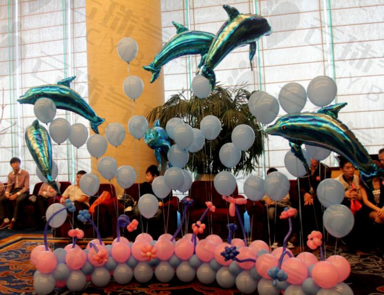 供应海洋主题装饰/海洋气球装饰/气球造型/气球装饰/气球布置