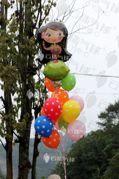 供应小女孩气球，气球宝宝宴，主题宝宝宴