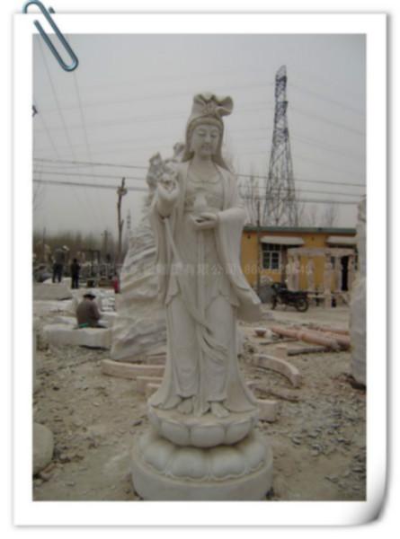 保定市精品石雕汉白玉杨柳观音雕像厂家供应精品石雕汉白玉杨柳观音雕像