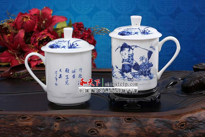 供应 纪念陶瓷茶杯厂家