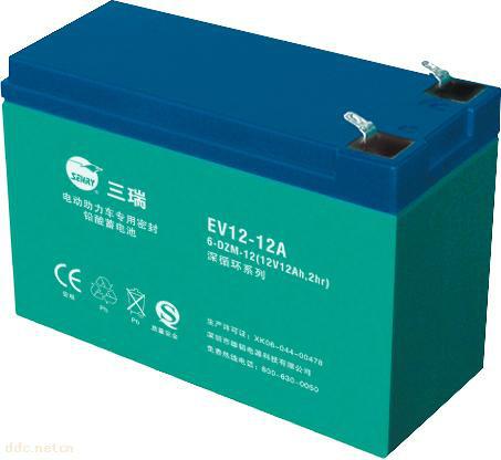 高效纳米胶体电动车蓄电池12V12AH批发