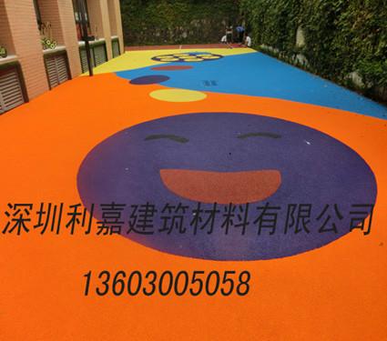 供应顺德弹性儿童乐园安全地面 EPDM橡胶地板 幼儿园活动场柔软地图片