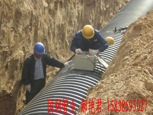 供应河南地区地埋排污管/HDPE波纹管厂