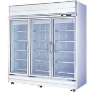 供应三门玻璃冷藏展示柜/冷冻展示柜