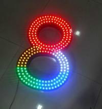 LED穿孔发光字LED全彩外露发光字LED点陈发光字冲孔字