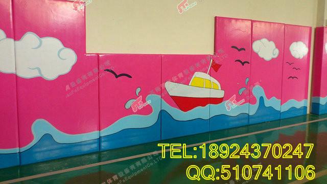 深发体育海上帆船美景系列卡通墙垫