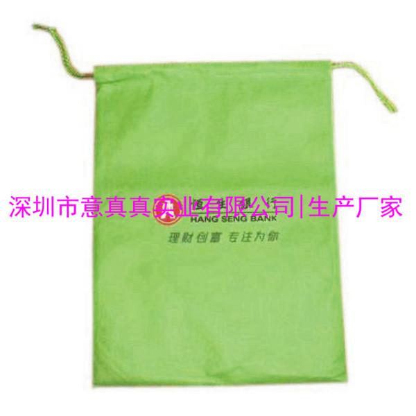 供应移动电源束口袋 移动电源绒布袋 植绒布料电子产品包装袋 印企业logo