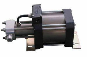 气动压缩空气增压泵厂家，大流量高压空气增压泵原理