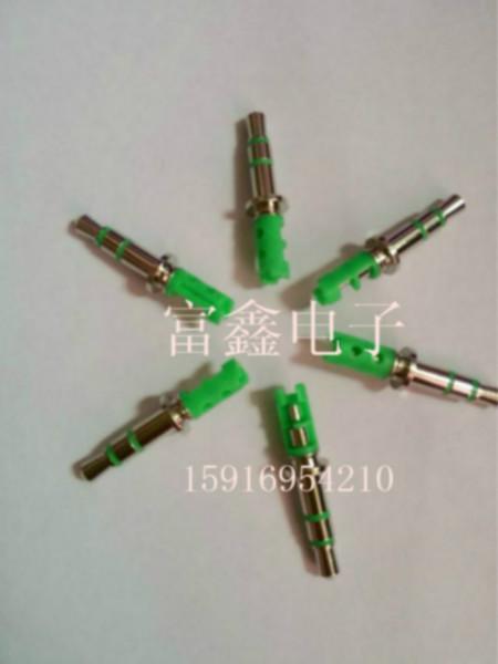 3.5三极绿胶耳机插针生产供应商批发