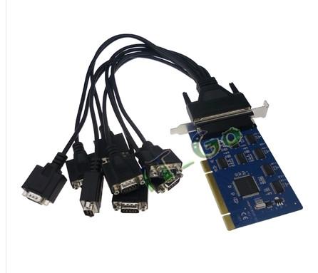供应 PCI转8串口转接卡 RS232串口扩展卡