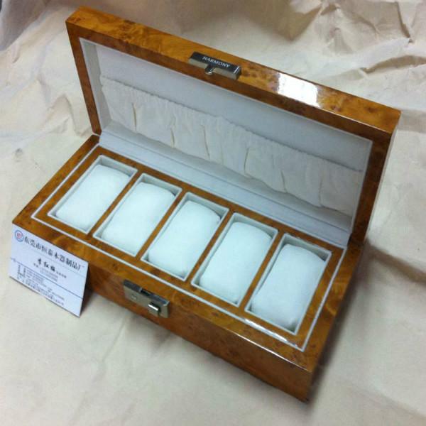供应实木木盒手表展示盒多只装手表木盒