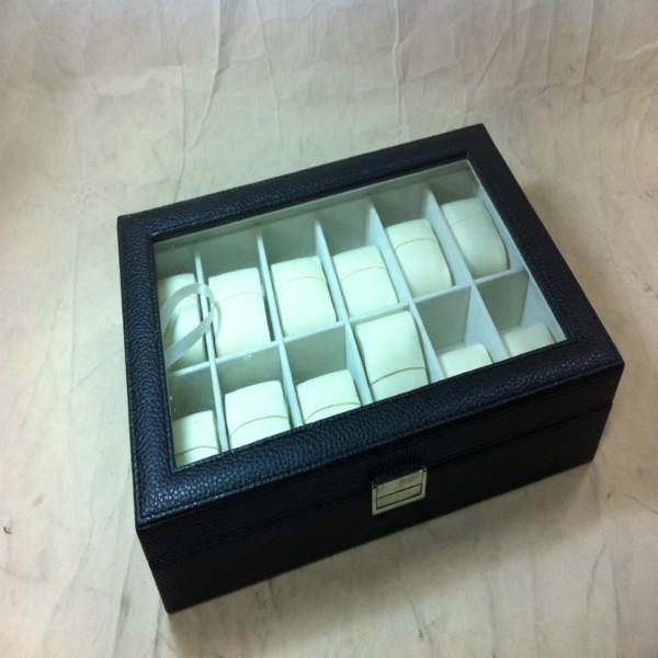 供应来样定制高档木制手表展示盒手表盒