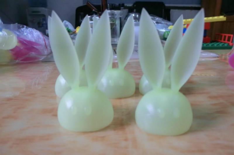 供应阿凡达兔子魔幻兔子段耳朵直销七彩蘑菇灯兔子长耳朵