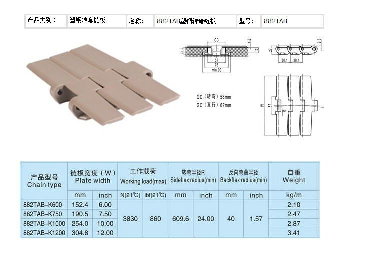 白色齿形链板批发