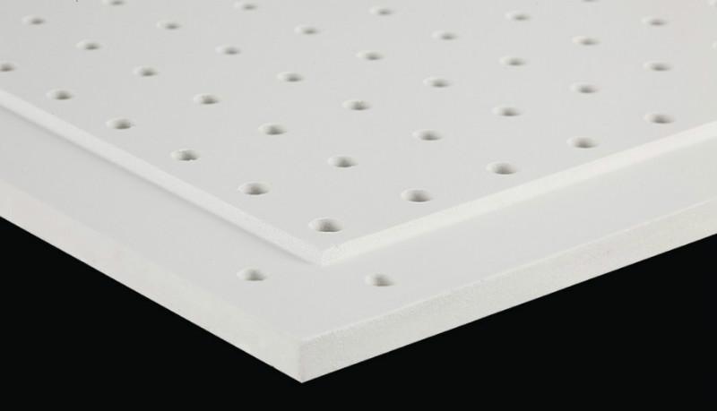 供应玻纤穿孔吸音板 /复合玻纤天花板/石膏玻纤复合吸声板