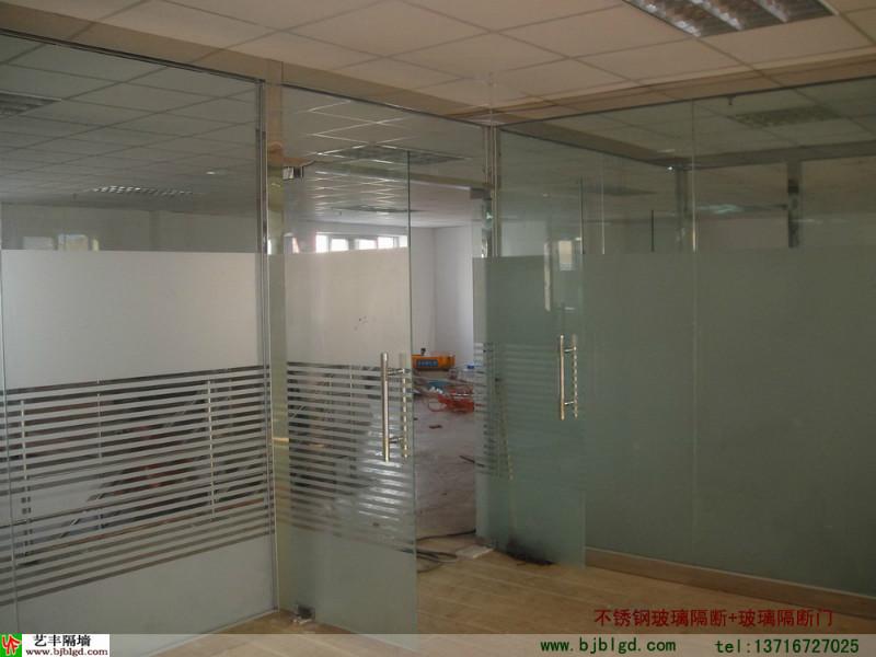 供应天津写字楼办公室感应自动玻璃门