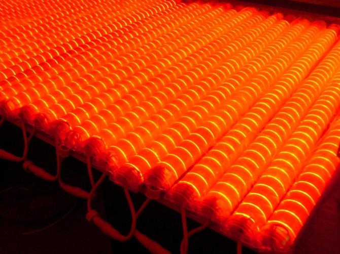 中山市LED单红色护栏管单黄光和暖白光厂家供应LED单红色护栏管单黄光和暖白光