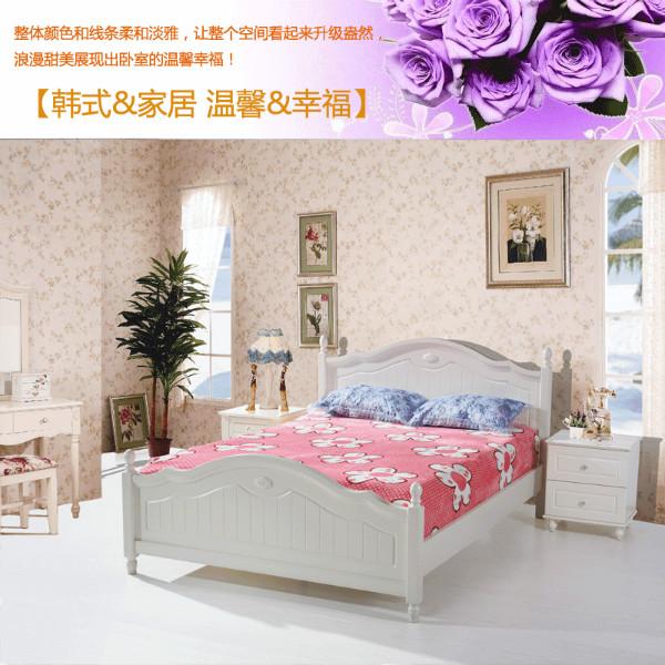 供应韩式卧室双人床梳妆 湖北客户的卧室家具首选系列 直销全国 价格超