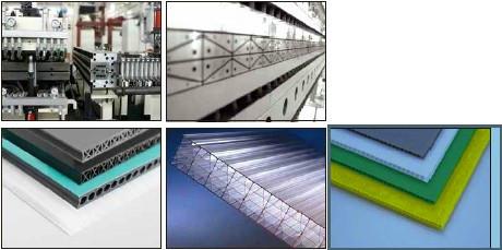 供应上海金纬PC阳光板U型锁扣板设备，PE中空格子板生产线首选优质企业