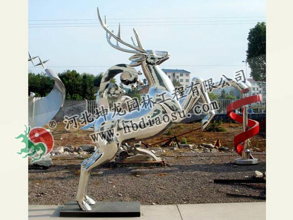 供应动物亮面不锈钢雕塑/2015年厂家直销图片