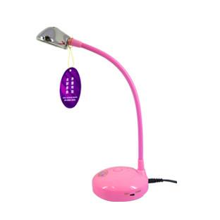 粉色充电学习台灯供应粉色充电学习台灯 可爱充电LED护眼台灯 USB接口学习护眼台灯