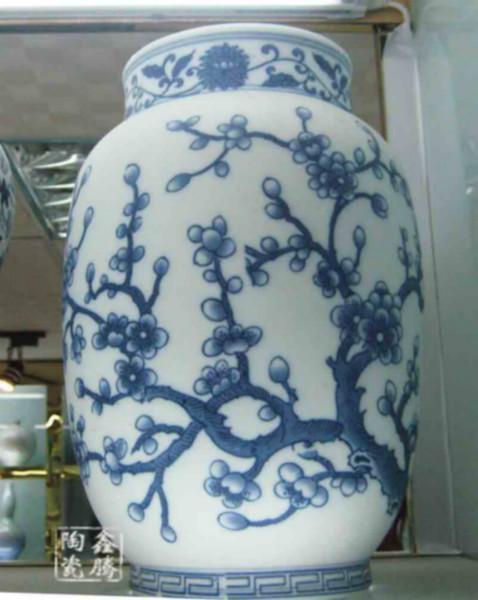 供应陶瓷花瓶 瓷瓶订做 陶瓷青花花瓶