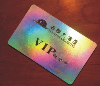 温州台州宁波镭射卡、闪光卡、镜面卡、高档VIP贵宾会员卡