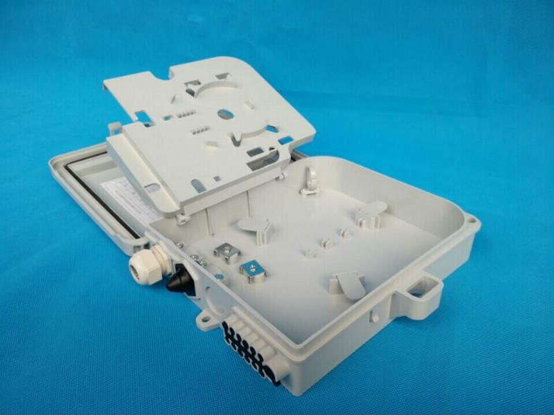 供应塑料12芯光纤分纤盒//壁挂式塑料分纤盒价格/分纤盒供应商