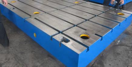 供应大型铸铁调试平台 铸铁平板 开槽平板
