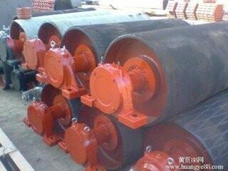 供应沧州永伟机械生产dt75型包胶滚筒