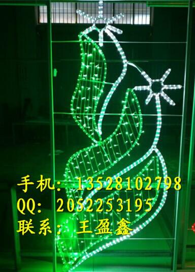 中山市LED圣诞节路灯杆造型灯厂家