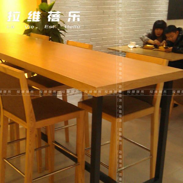 供应上海甜品店实木桌椅厂家定制