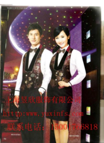 供应用于酒店制服的上海酒店服装订做上海酒店制服定制
