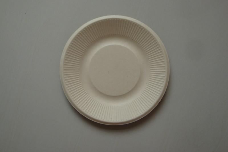 供应纸浆餐具，环保餐具，6寸纸浆碟 可降解纸浆6寸碟