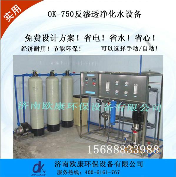 山东济南厂家供应OK-750全自动反渗透净水设备，超滤设备