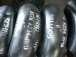 沧州市沧州盐山碳钢制弯头厂家供应用于碳钢管的沧州盐山碳钢制弯头