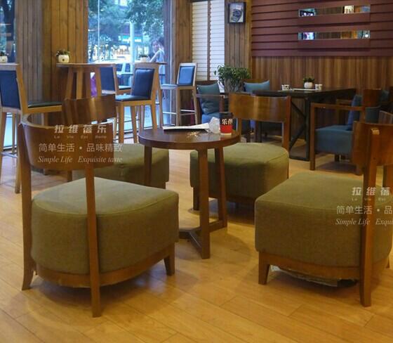 安庆咖啡厅lv08实木桌椅批发