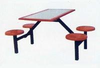 四人位玻璃钢餐餐桌椅批发
