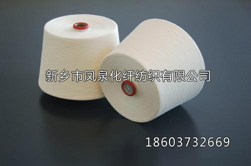 单纱人棉纱生产厂家 32股人棉纱线供应商 凤泉化纤品质保证图片