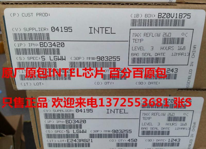 供应深圳现货原厂原包INTEL芯片BD3420/SLGWW