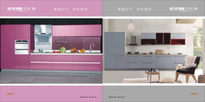 郑州哪里专业设计橱柜门晶钢门图册