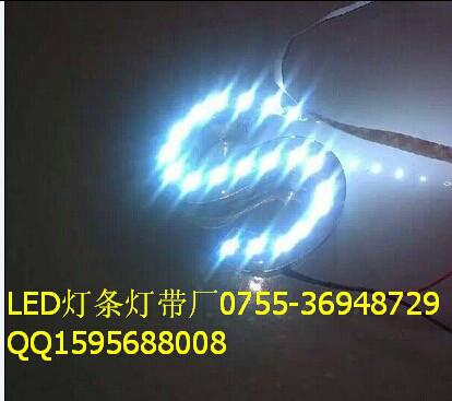 深圳罗湖区S型蛇形灯条发光字灯条2835软灯带LED灯条厂家生产供货