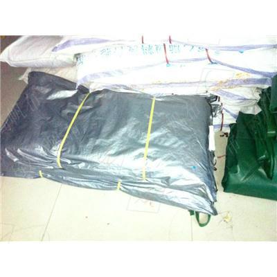 供应东莞PVC帆布帆布袋养殖黑白格防雨图片